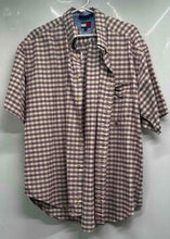 Load image into Gallery viewer, Tommy Hilfiger Mens Multicolor Plaid Print Short Sleeve Button-Up Shirt Size XL
