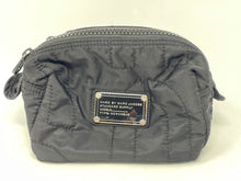 Load image into Gallery viewer, Authentic Marc Jacobs Womens Black Quilted Cosmetic Makeup Bag Damaged
