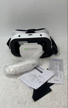Load image into Gallery viewer, VR Shinecon White Foldable 3D Glasses Virtual Reality Headset In Box Not Tested
