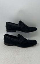 Load image into Gallery viewer, Shoestock Mens Black Suede Square Toe Slip-On Loafer Shoes Size EUR 41
