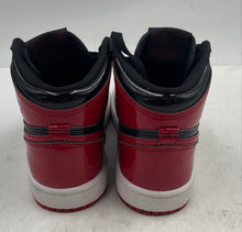 Load image into Gallery viewer, Authentic Nike Boys Air Jordan 1 Retro High OG PS Black Red Sneaker Shoes Sz 1Y

