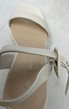 Load image into Gallery viewer, Marc Fisher Womens Lukey Ivory Wedge Heel Ankle Strap Sandals Size 8 M

