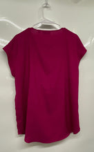 Load image into Gallery viewer, 7th Avenue Design Studio New York &amp; Co Womens Purple V-Neck Blouse Top Size L
