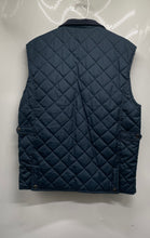 Load image into Gallery viewer, U.S. Polo Assn. Mens Blue Pockets Full-Zip Quilted Vest Jacket Size Large
