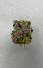 Load image into Gallery viewer, Royal Adderley Multicolor Bone China Wheelbarrow With Flowers Figurine
