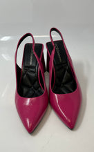 Load image into Gallery viewer, BCBGeneration Womens Trina Pink Leather Pointed Toe Slingback Heels Size 6.5
