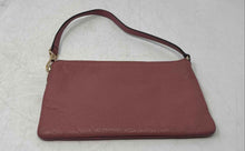 Load image into Gallery viewer, Michael Kors Womens Pink Pebbled Leather Zip Top Small Wristlet Wallet
