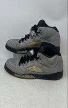 Load image into Gallery viewer, Nike Kids Air Jordan 5 Retro 440892-008 Gray Black Sneaker Shoes 7Y Not Insole
