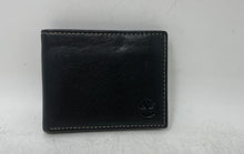 Load image into Gallery viewer, Timberland Mens Black Leather ID Window Card Holder Flap Bifold Wallet
