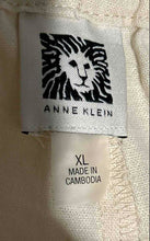 Load image into Gallery viewer, Anne Klein Womens Beige Flat Front Pockets Ankle Paperbag Pants Size XL
