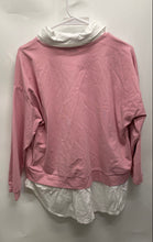 Load image into Gallery viewer, Sara Levi Womens Pink White Long Sleeve Collared Blouse Top Size 13
