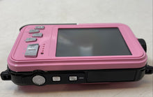 Load image into Gallery viewer, Pink 3M/10Ft 1080P 30MP 2.7 Inch Waterproof LCD Digital Camera In Case Untested
