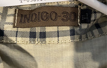 Load image into Gallery viewer, Indigo-30 Mens Beige Plaid Long Sleeve Collared Button-Up Shirt Size XL
