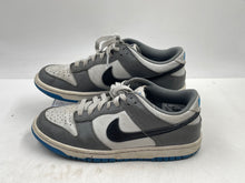 Load image into Gallery viewer, Nike Boys Dunk Low FB9109-001 Gray Black Light Blue Sneakers Shoes Size 7Y

