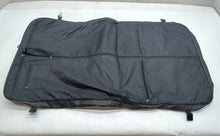 Load image into Gallery viewer, Vintage Black Leather Top Handle Outer Pockets Emerald Panthers Club Garment Bag

