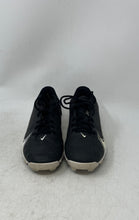 Load image into Gallery viewer, Nike Kids Vapor Edge Shark CD0077-001 Black White Football Cleats Size 5Y
