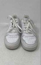Load image into Gallery viewer, Nike Boys Court Borough Low 2 BQ5448-100 White Lace-Up Sneakers Shoes Size 7Y
