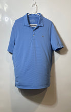 Load image into Gallery viewer, Vineyard Vines Mens Blue And White Striped Short Sleeve Polo Shirt Size Large
