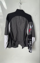 Load image into Gallery viewer, Boxlunch Mens Multicolor Cotton Long Sleeve Motorcycle Jacket Size Large
