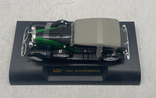 Load image into Gallery viewer, Signature Models Green Gray 1934 Duesenberg Diecast Model Car
