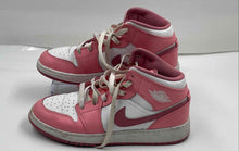 Load image into Gallery viewer, Nike Kids Air Jordan 1 Mid DQ8423-616 Pink Lace-Up Basketball Shoes Size 5.5Y
