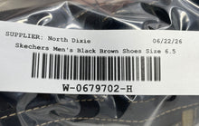 Load image into Gallery viewer, Skechers Mens Citywalk Malton 64455 Black Leather Lace-Up Sneaker Shoes Size 6.5
