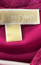 Load image into Gallery viewer, Michael Kors Womens Pink Snake Print Surplice Neck Fit &amp; Flare Dress Size XS
