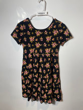 Load image into Gallery viewer, Old Navy Girls Multicolor Floral Print Cotton Fit &amp; Flare Dress Size L (10-12)
