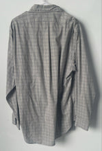 Load image into Gallery viewer, Ralph Lauren Mens Gray Check Print Blake Cotton Button-Up Shirt Size Medium
