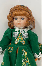 Load image into Gallery viewer, Royalton Collection By Russ Erin Brown Hair Green Dress Porcelain Doll
