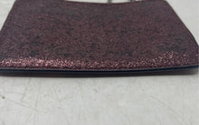 Load image into Gallery viewer, Coach Womens Cherry Red Glitter Inner Pockets Zipper Small Coin Wallet
