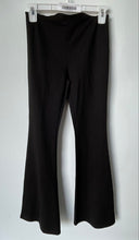 Load image into Gallery viewer, Adika Womens Black High-Rise Flat Front Stretch Flare Pants Size XS
