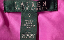 Load image into Gallery viewer, Lauren Ralph Lauren Womens Pink Long Sleeve Full-Zip Windbreaker Jacket Size S
