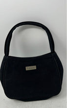 Load image into Gallery viewer, Lauren Ralph Lauren Womens Black Inner Pocket Magnetic Snap Hobo Handbag
