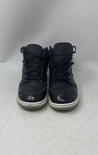 Load image into Gallery viewer, Nike Kids Air Jordan 1 Mid SE DV1337-004 Black Lace-Up Sneaker Shoes Size 7Y
