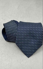 Load image into Gallery viewer, Tommy Hilfiger Mens Blue Printed Adjustable Formal Designer Tie
