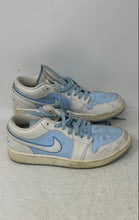 Load image into Gallery viewer, Nike Womens Air Jordan 1 Low SE DV1299-104 Blue White Sneaker Shoes Size 7.5
