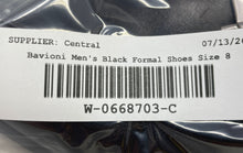 Load image into Gallery viewer, Barioni Mens Black Leather Slip-On Round Toe Formal Loafer Shoes Size 8 M
