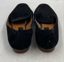 Load image into Gallery viewer, Authentic Tory Burch Womens Black Leather Slip-On Loafers Shoes Size 11M Worn
