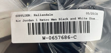 Load image into Gallery viewer, Authentic Nike Mens Air Jordan 1 Mid Black White Sneaker Shoes Size 10.5 Stained

