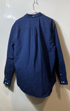 Load image into Gallery viewer, Tommy Hilfiger Mens Blue Long Sleeve Custom Fit Button-Up Shirt Size XL With Tag
