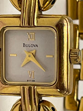 Load image into Gallery viewer, Authentic Bulova Women's Gold Watch.
