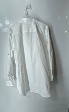 Load image into Gallery viewer, Calvin Klein Womens White Cotton Modern Essentials Button-Up Shirt Sz M With Tag
