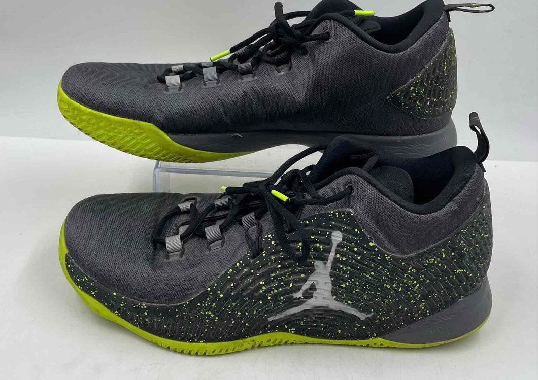 Authentic Nike Mens Jordan Cp3.X 854294-002 Green Gray Sneakers Shoes Size 13