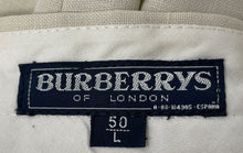Load image into Gallery viewer, Authentic Burberrys Mens Light Beige Pleated Pockets Dress Pants Size L EUR 50
