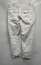 Load image into Gallery viewer, Banana Republic Womens White High-Rise Girlfriend Authentic Chino Pants Size 8
