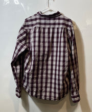 Load image into Gallery viewer, Beverly Hills Polo Club Mens Purple Plaid Long Sleeve Button-Up Shirt Size XL
