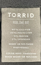Load image into Gallery viewer, Torrid Womens Black Denim Dark Wash Super Soft Bombshell Skinny Jeans Size 22R
