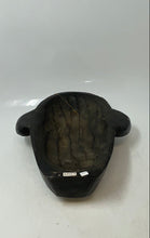Load image into Gallery viewer, Wood Hand Carved Decorative Wall Art Black Tan Collectible Tribal Mask
