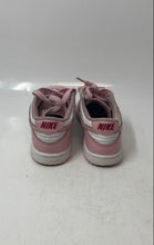 Load image into Gallery viewer, Nike Kids Dunk Low White Pink Low Top Lace-Up Sneaker Shoes Size 12C

